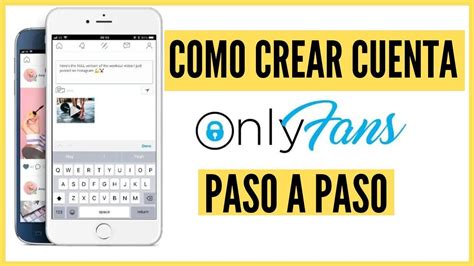 cmo crear mi onlyfans|Crear una cuenta en OnlyFans